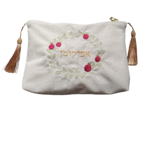 Bag Afikoman artesanal bordada